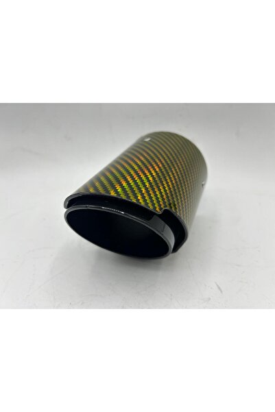 Monlion MONLİON SARI KARBON KAPLAMA EGZOZ UCU,GİRİŞ 60 MM,ÇIKIŞ 89MM TEKLİ
