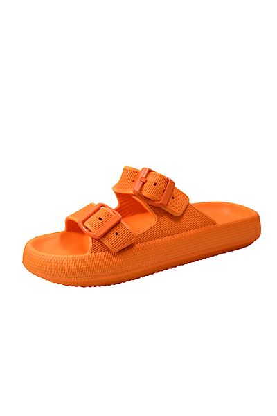 Onlo Ayakkabı Onlo Shoes S-980 Double Buckle Anatomical Lightweight Eva Slippers