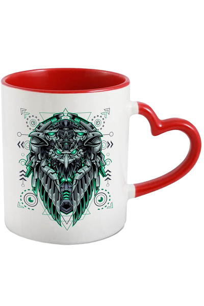 StoryGift Romania Cana Cu Vulturi, Aripi, Roboti, Cyberpunk, Mecha, SF, Multi...