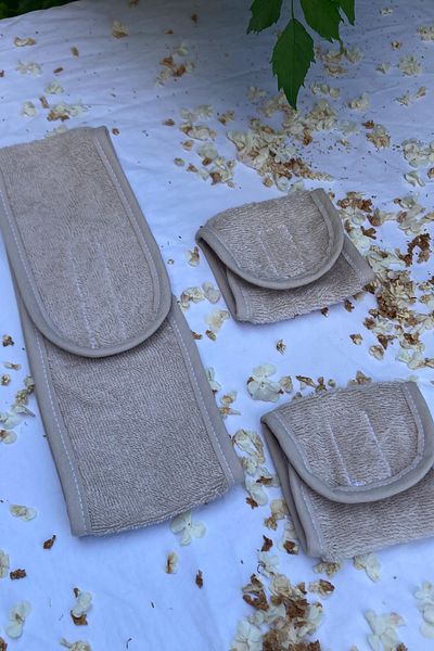 Mokita Home Σετ περιποίησης δέρματος 3 τεμαχίων Πετσέτα κεφαλής και περικάρπιο Σετ πετσέτας ανδρικό & γυναικείο μακιγιάζ Yoga Spa Headband