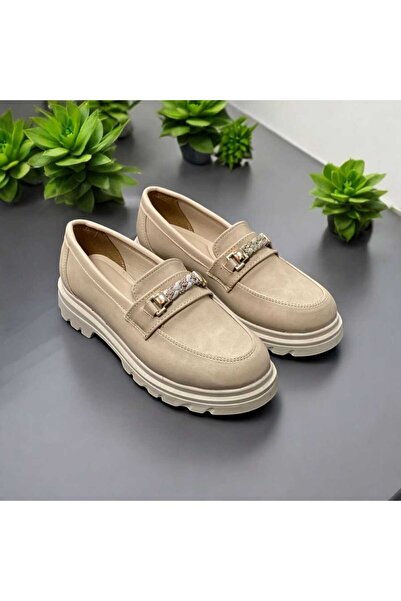 Desimod حذاء نسائي كاجوال باللون البيج