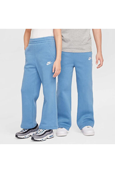Nike Club Fleece Çocuk Mavi Günlük Eşofman Altı
