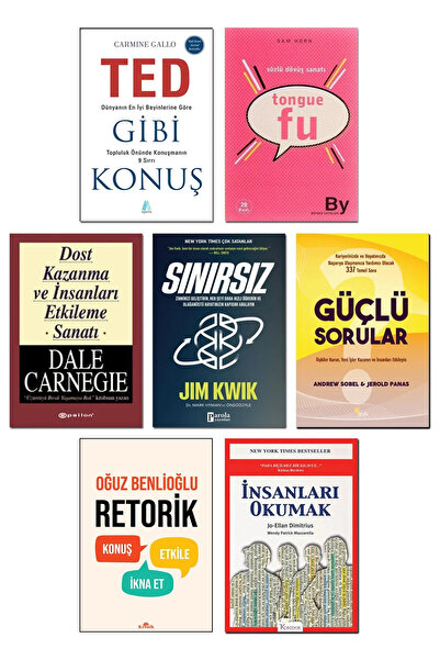 Parola Yayıncılık Ted Gibi Konuş Carmine Gallo Tongue Fu Sam Horn Dost Kazanm...