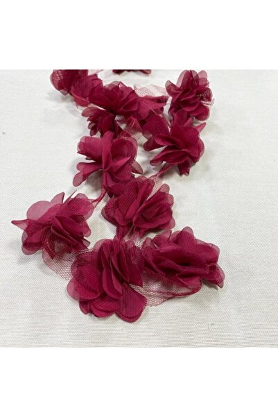 Hobigram Bordo Lazer Gül Lazer Kesim Gül Süsleme Paketleme Malzemesi 10 Adet ...