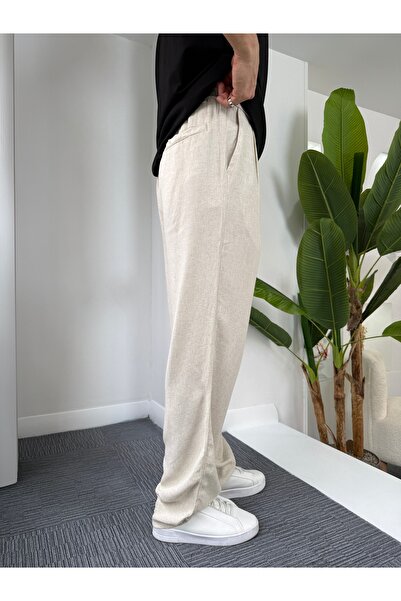 UTTBASİC GG Viscon Keten Baggy Pantolon