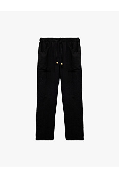 Koton Standart Bel Cepli Dokulu Balon Fit Pantolon