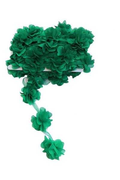 Hobigram Zümrüt Yeşil Lazer Gül Lazer Kesim Gül Süsleme Paketleme Malzemesi 1...