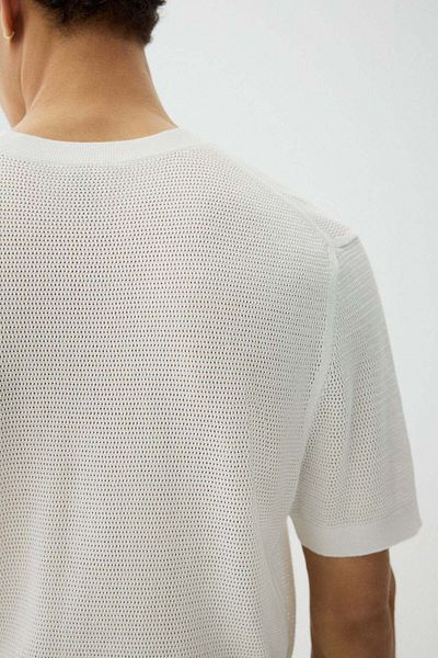 H&M Regular Fit Hole-knit T-shirt
