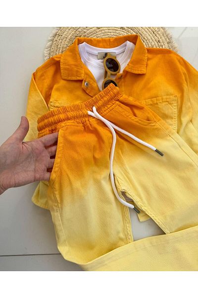KOKOŞ BEBEK Jeans Jacket 3 Piece Set