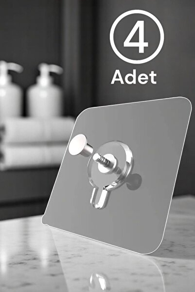 teknotrust Lepilni zidni vijak 4 komada, vijak za okvir, kuka za čavle, prozi...