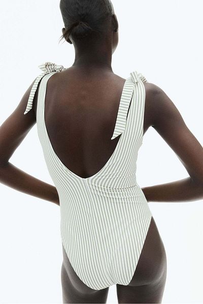 H&M Padded-cup High Leg swimsuit