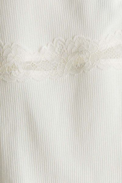 H&M Lace-detail strappy top