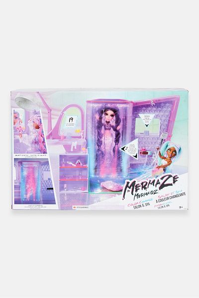 Toy Triangle Mermaid Salon And Spa Playset, Purple Combo