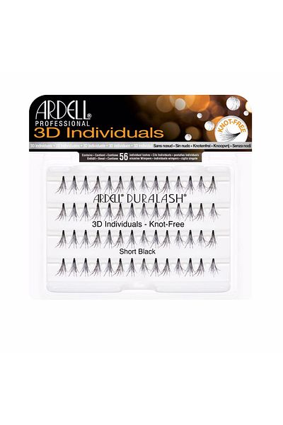 Ardell Pestañas Postizas 3d Individuales #short Black