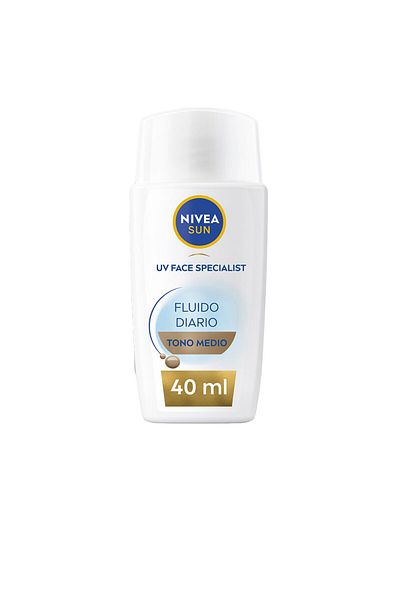 NIVEA Daily Sun Fluid Gesichtsschutz Spf50 #mittlerer Ton 40 ml