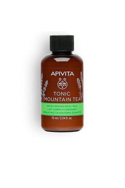 Apivita Tonic Mountain Tea Körpermilch Spendet Feuchtigkeit Und Macht Die Haut Weich. 75 ml
