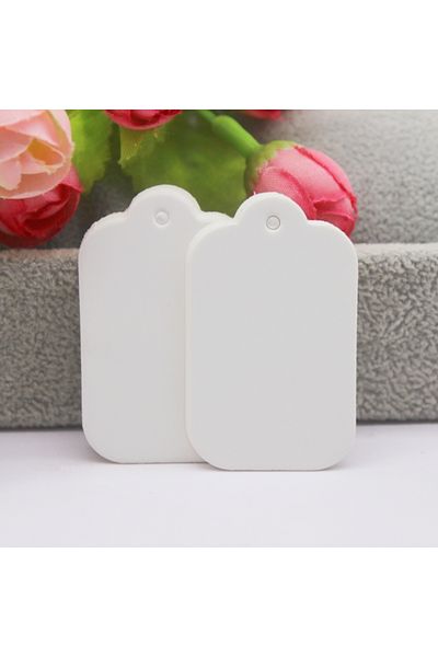 Choice 100tag20m String D Various Paper Gift Hang Tags, 100 Pieces Per Batch, White Kraft Paper Gift Packag