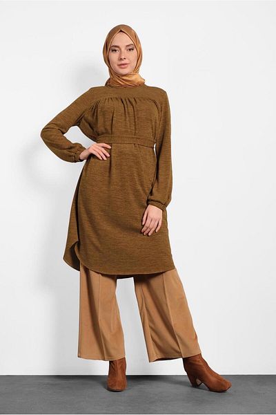 Alvina Flat Tunic with Bircle Neck 40392