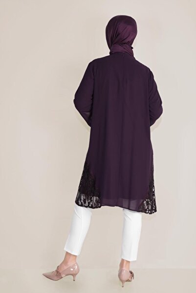 Alvina Tuly Trumpet Sleeve Chiffon Tunic 40537