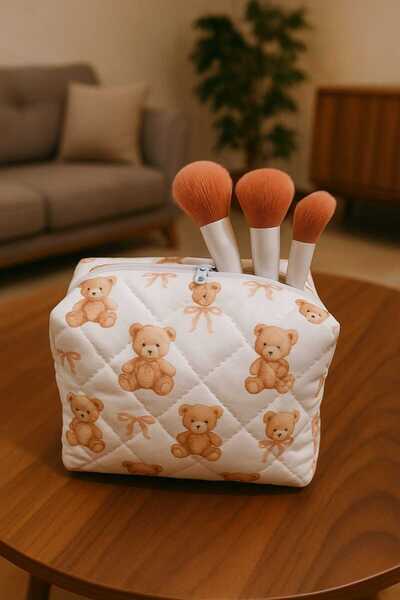 Textia Home Комплект от 2 чанти за гримове – цветен и практичен дизайн