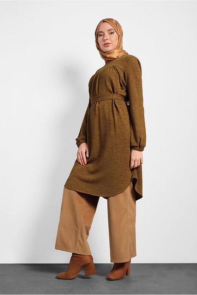 Alvina Flat Tunic with Bircle Neck 40392