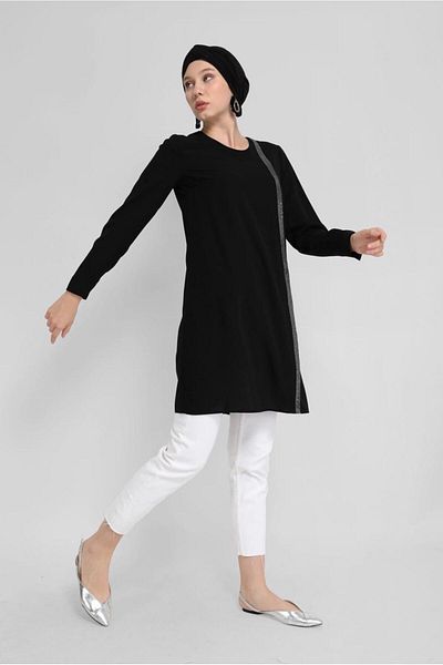 Alvina Stone Strip Detail Tunic 41524