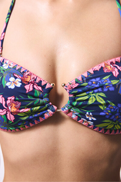 Penti Floral Print Ciele Strapless Bikini Top