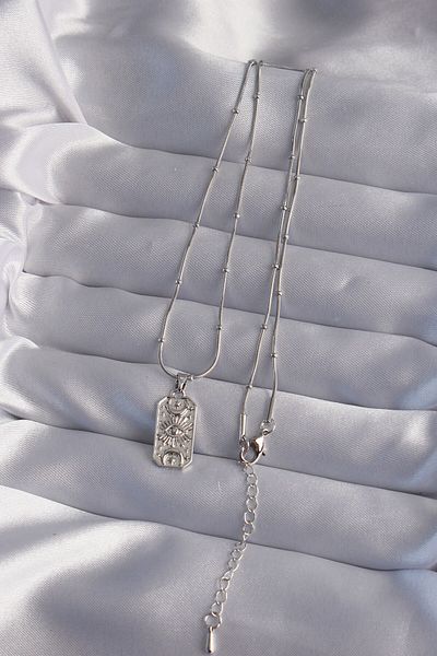 Skygo 316L Steel Chain Silver Color Laser Engraved Eye Figured Tarot Necklace - Tj-Bko9015