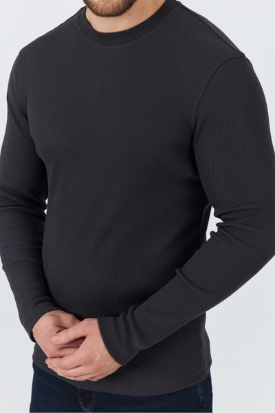Rodi Men's Long Sleeve Slim Fit Slimfit Sweatshirt 1258