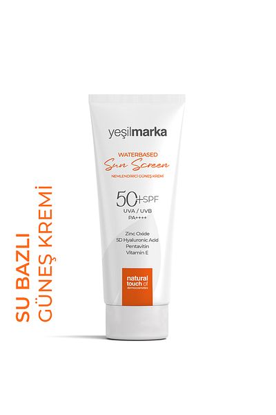 yeşilmarka Natürlicher Sonnenschutz auf Wasserbasis mit Faktor 50 (LSF) – für Babys und Erwachsene
