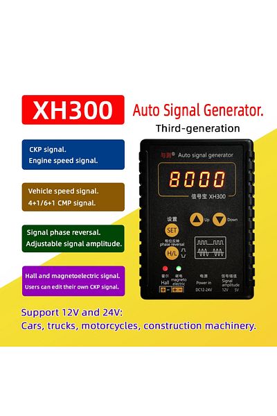 Choice New Xh300 Auto Signal Generator Xh-2 Vehicle Hall Sensor Crankshaft Position Sensor Simulator 2hz...