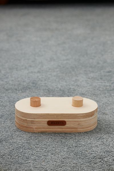 ESLENTA Wooden Balance Board Cylinder Double Apparatus