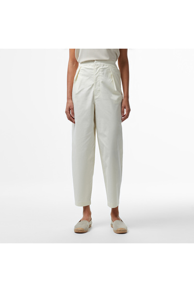 Nautica Kadın Krem Relaxed Fit Pantolon