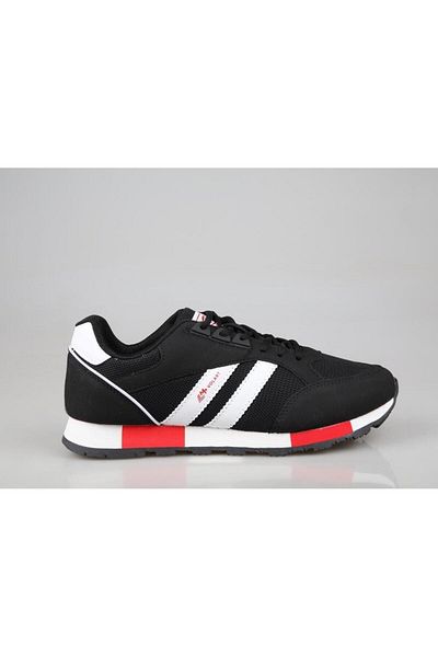 M.P. Casual Lace-Up Black Sneakers Men's Sneaker Black