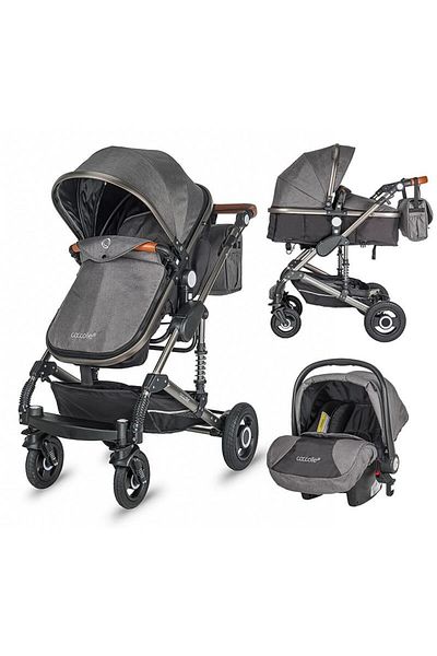 Coccolle Carucior transformabil 3in1 Coccolle Siyana Urban Grey