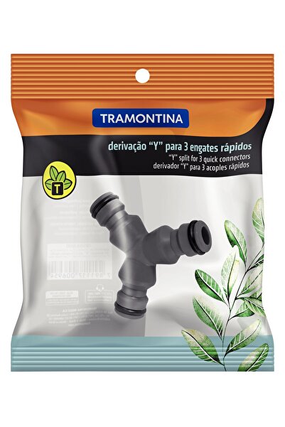 TRAMONTINA منذ عام 1911، البرازيل - فرع Y بلاستيكي لثلاث وصلات سريعة لخراطيم ...