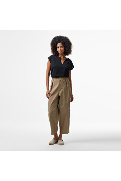 Nautica Kadın Kahverengi Regular Fit Pantolon