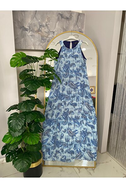 Anka Desenli boydan elbise