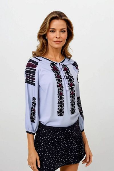 rody's forever Women's blouse type R24D, crystal white/black