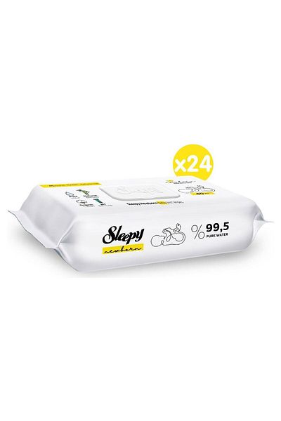 Sleepy Newborn Wet Baby Towel 24x40 (960 Sheets)