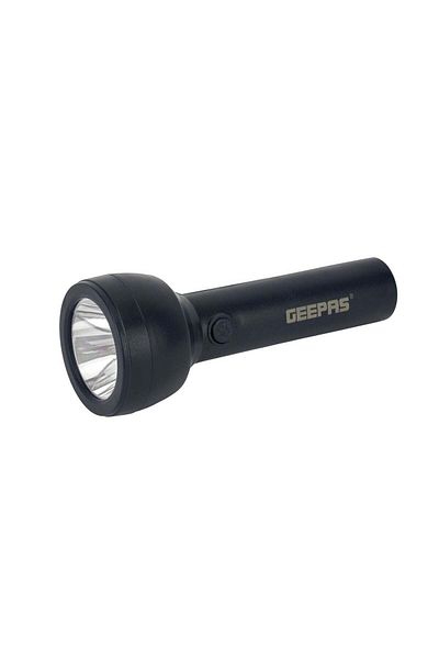 Geepas Rechargeable LED Torch with Emergency Lantern | Multi-functional Light for Emergency, Fishing, Hikin