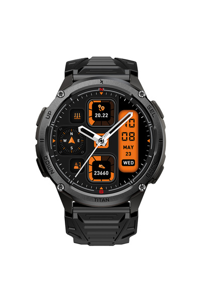 MAXCOM Ceas inteligent FW111CZ Titan Chronos, ecran AMOLED Corning Gorilla Gl...