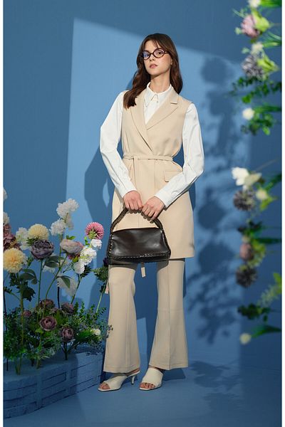 Fatma Atasoy Spanish Leg Pants Stone