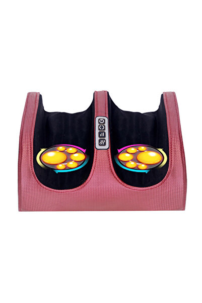 Choice جهاز تدليك القدم الكهربائي الأحمر بمقبس أمريكي، علاج حراري بالضغط السا...