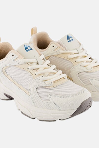 RBX Women Brand Logo Lace Up Outdoor Shoes, Beige