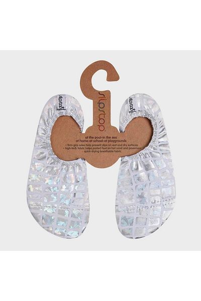 SLIPSTOP Pantofi de mare pentru fete juniori argintii SS2313000049,xs