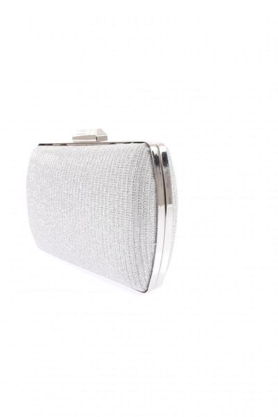 DGN Geantă portofoliu rochie de seară Cupra Silver pentru femei - 3873152