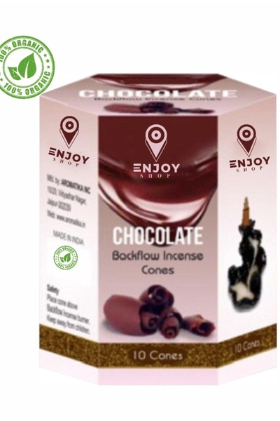 ENJOY SHOP Chocolate / Çikolata ? Kokulu Geri Akışlı Tütsü Konikleri 10 Adet ...