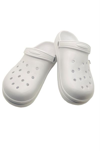TECOS Garden or Medical Clogs for Men, Made of Eva Material, White, Size 41, 26.5 Cm