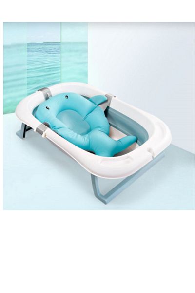 OEM Foldable bathtub with ergonomic cushion, thermometer